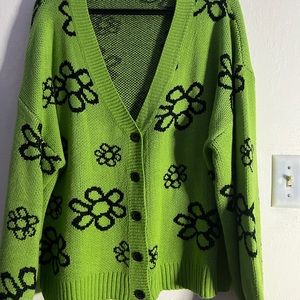 flower cardigan